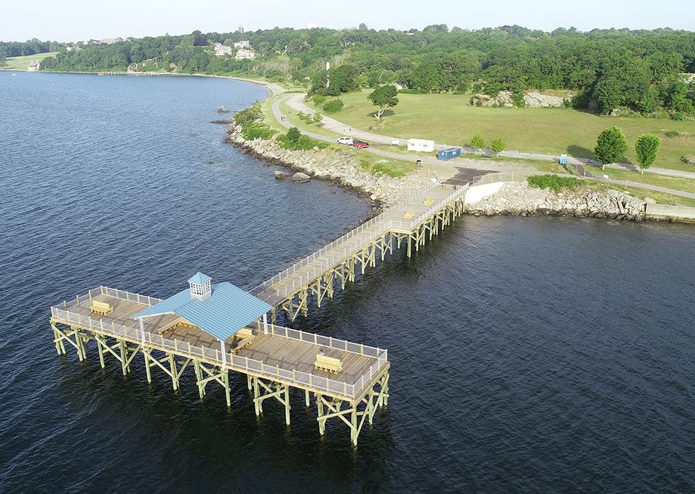 The Larry Mouradjian Fishing Pier, Located at Rocky Point State Park