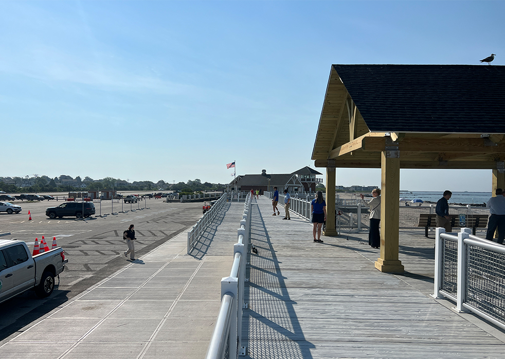 Roger Wheeler State Beach Boardwalk