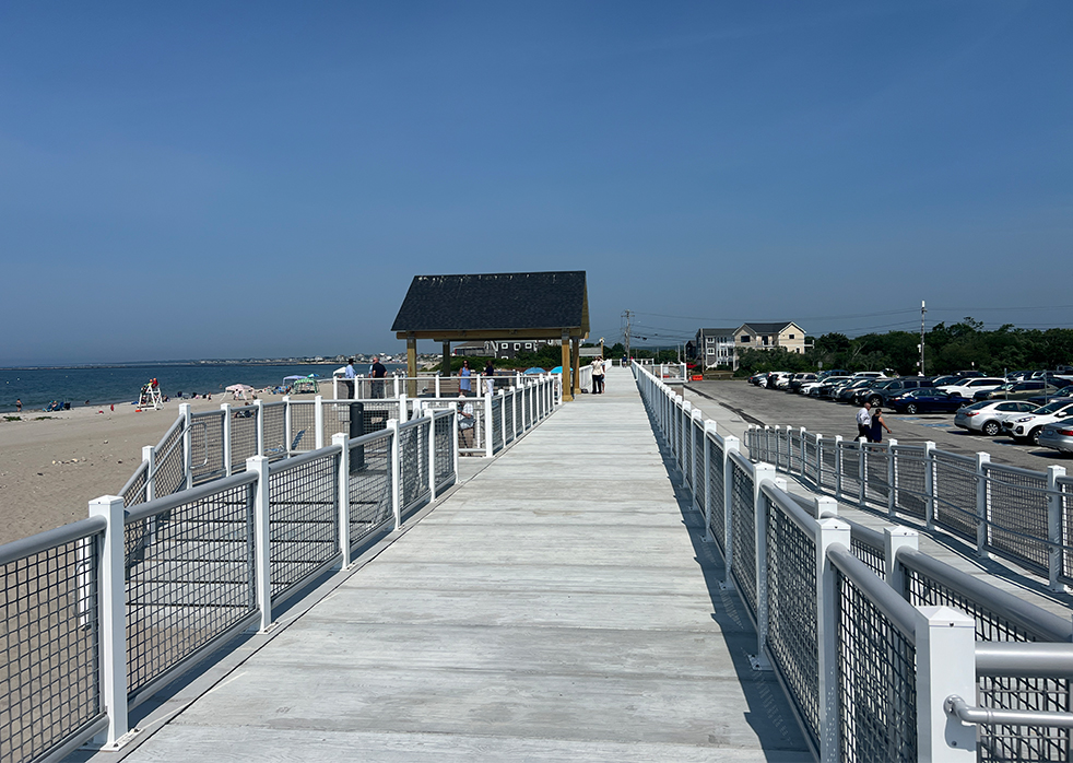Roger Wheeler State Beach Boardwalk