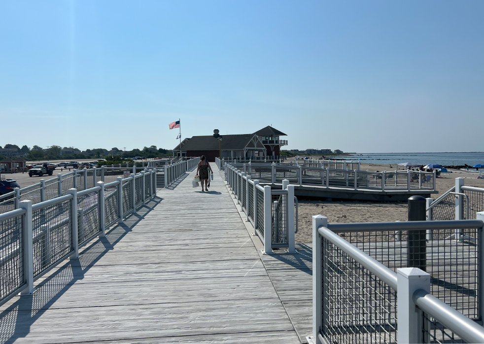 Roger Wheeler State Beach Boardwalk